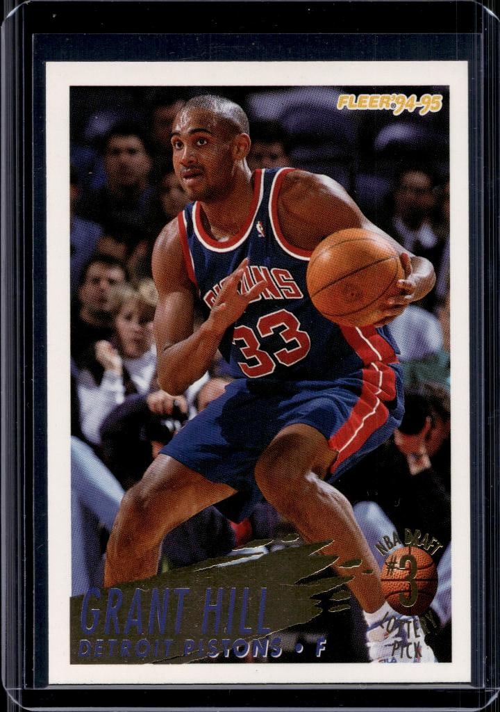 GRANT HILL 1994-95 FLEER DRAFT REDEMPTION ROOKIE CARD: NEAR MINT OR BETTER CONDITION