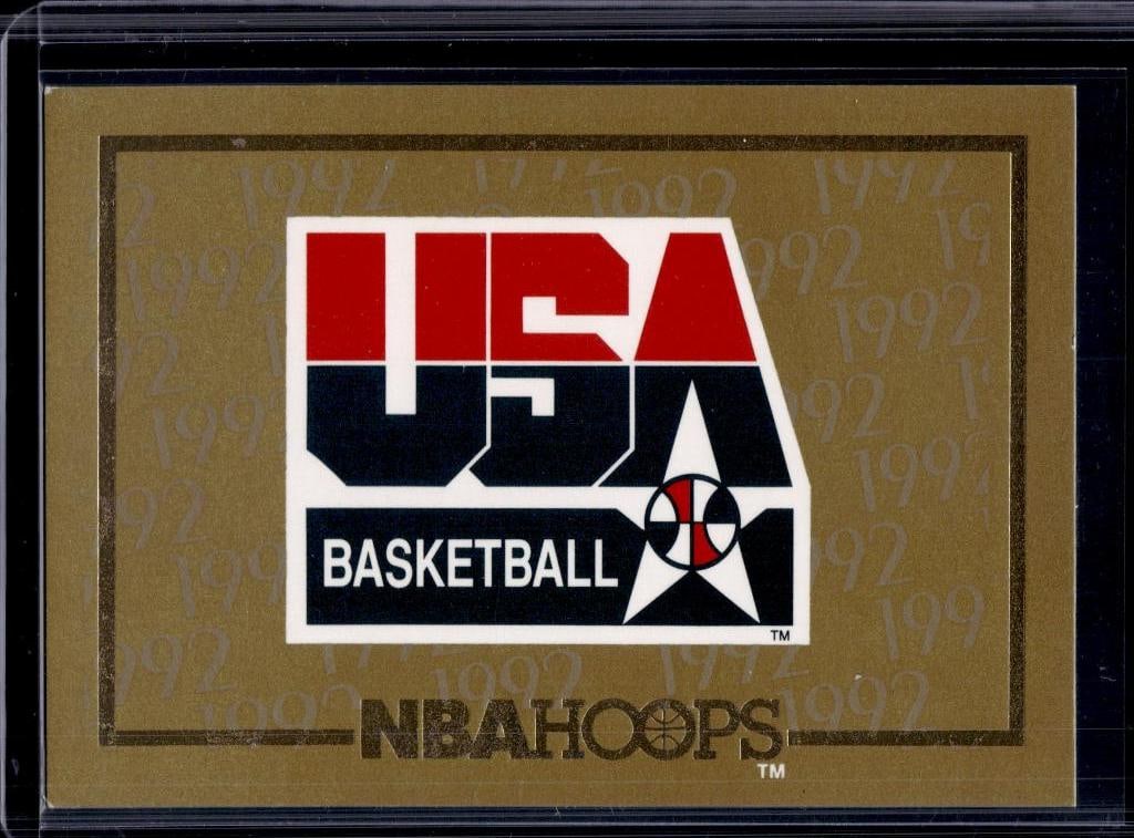 DREAM TEAM 1991-92 HOOPS GOLD PROMO CARD SSP: NEAR MINT OR BETTER CONDITION