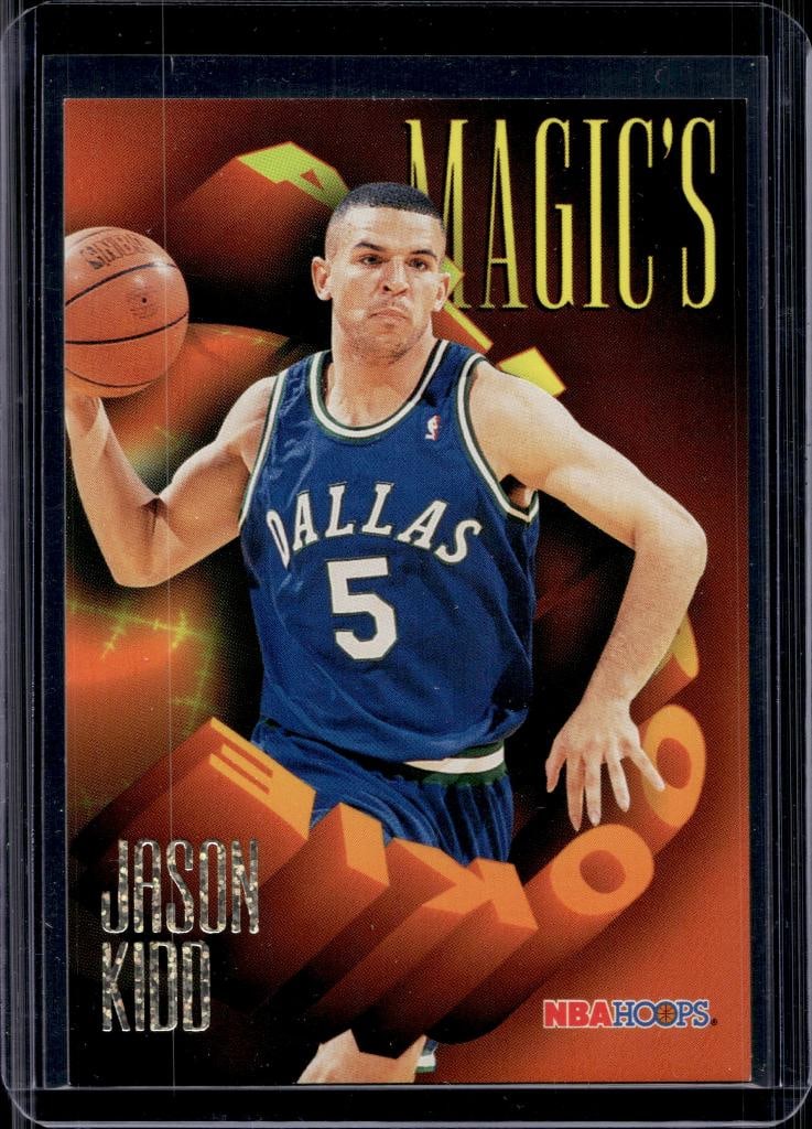 JASON KIDD 1994-95 HOOPS MAGIC'S ALL ROOKIES ROOKIE CARD: NEAR MINT OR BETTER CONDITION