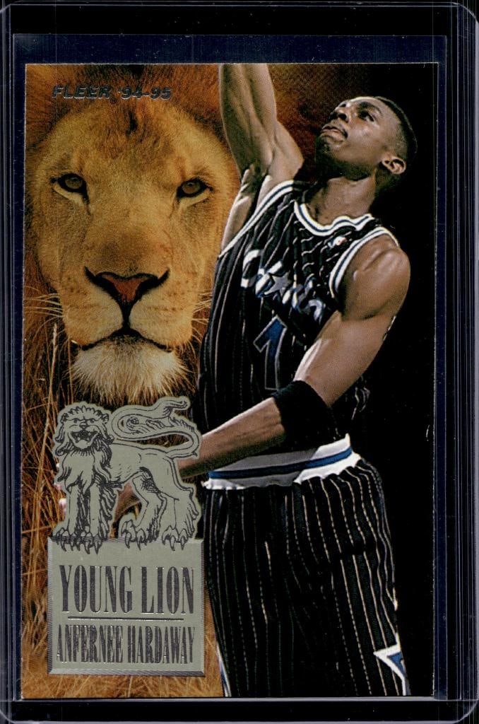 ANFERNEE HARDAWAY 1994-95 FLEER YOUNG LION INSERT: NEAR MINT OR BETTER CONDITION