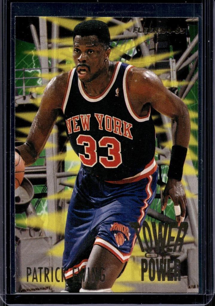 PATRICK EWING 1994-95 FLEER TOWER OF POWER INSERT: NEAR MINT OR BETTER CONDITION