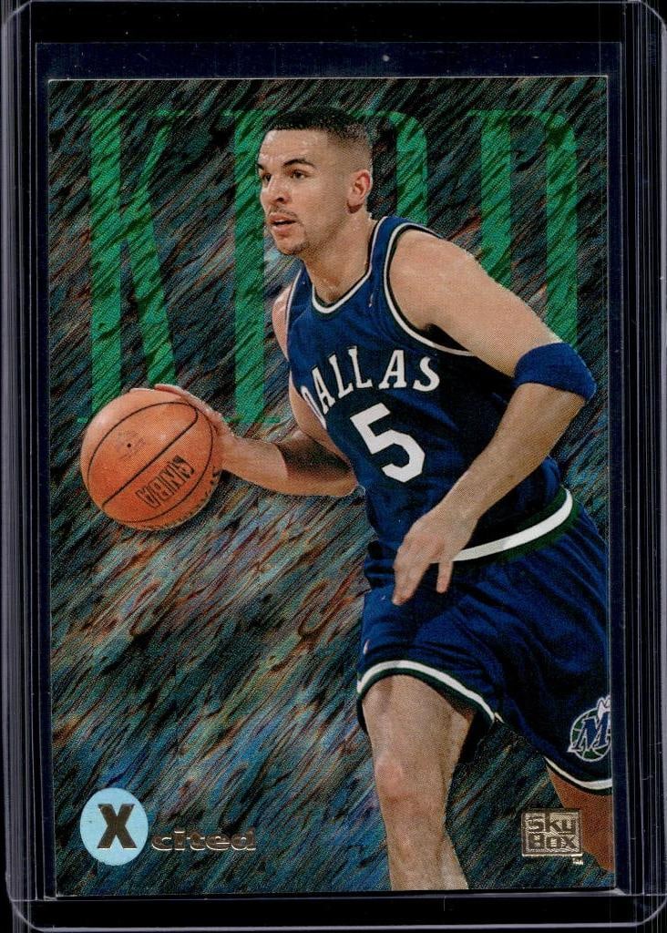 JASON KIDD 1994-95 SKYBOX E-MOTION X-CITED INSERT ROOKIE CARD: NEAR MINT OR BETTER CONDITION