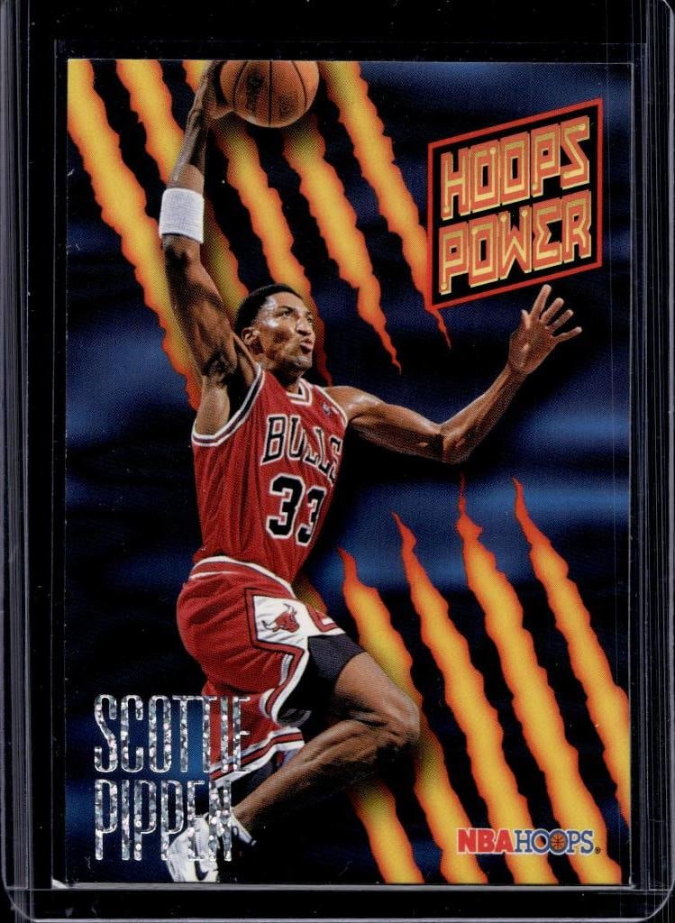 SCOTTIE PIPPEN 1994-95 HOOPS POWER INSERT: NEAR MINT OR BETTER CONDITION