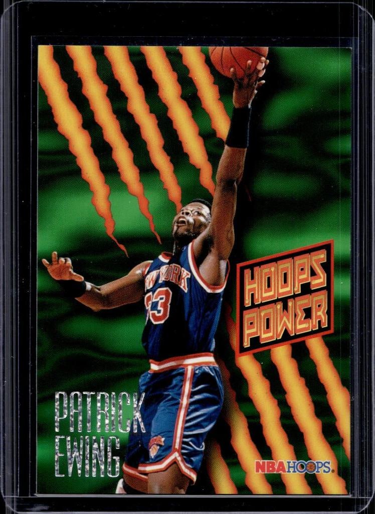 PATRICK EWING 1994-95 HOOPS POWER INSERT: NEAR MINT OR BETTER CONDITION