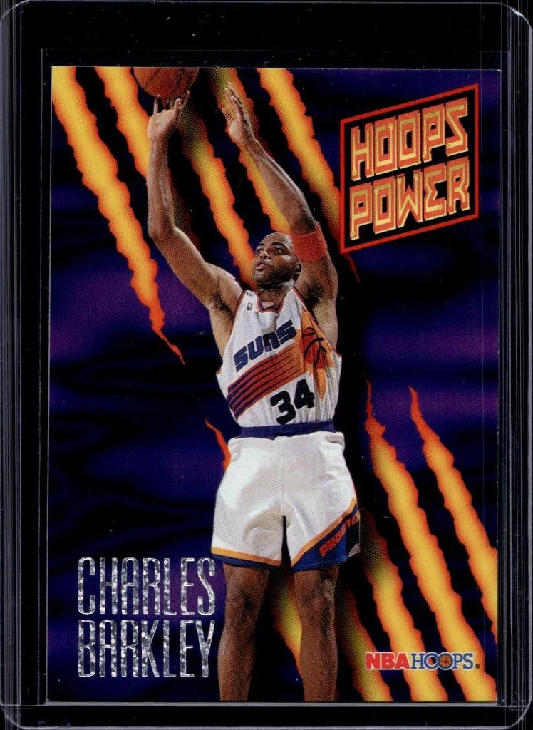 CHARLES BARKLEY 1994-95 HOOPS POWER INSERT: NEAR MINT OR BETTER CONDITION