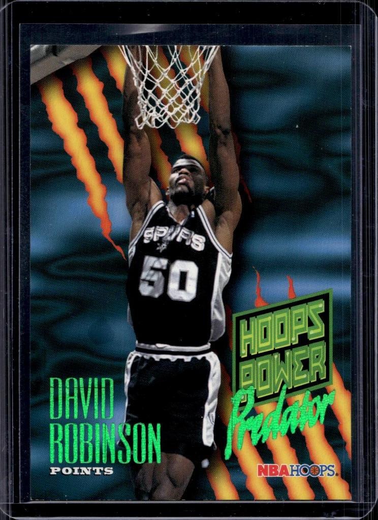 DAVID ROBINSON 1994-95 HOOPS POWER PREDATOR INSERT: NEAR MINT OR BETTER CONDITION