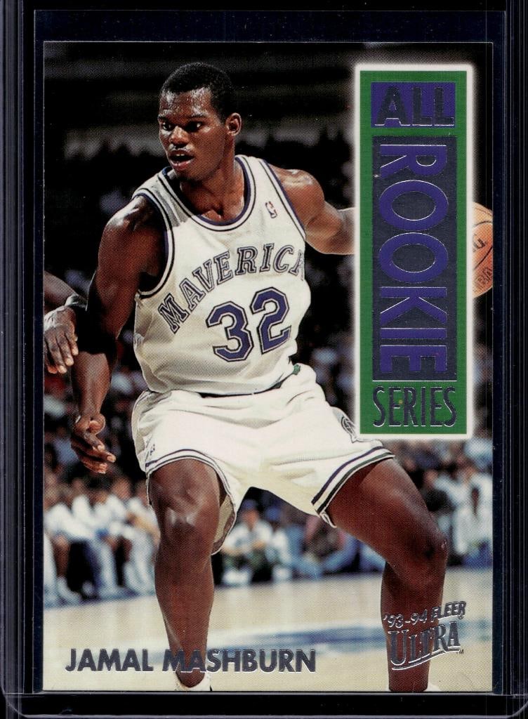 JAMAL MASHBURN 1993-94 FLEER ULTRA ALL-ROOKIE SERIES ROOKIE CARD: NEAR MINT OR BETTER CONDITION