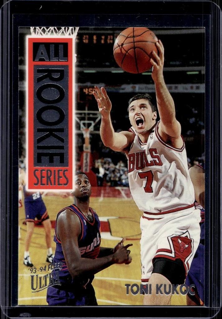 TONI KUKOC 1993-94 FLEER ULTRA ALL-ROOKIE SERIES ROOKIE CARD: NEAR MINT OR BETTER CONDITION