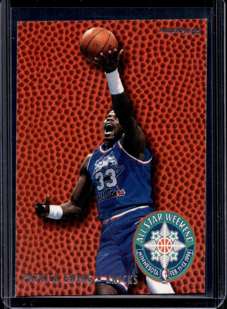 PATRICK EWING 1994-95 FLEER ALL-STAR INSERT: NEAR MINT OR BETTER CONDITION