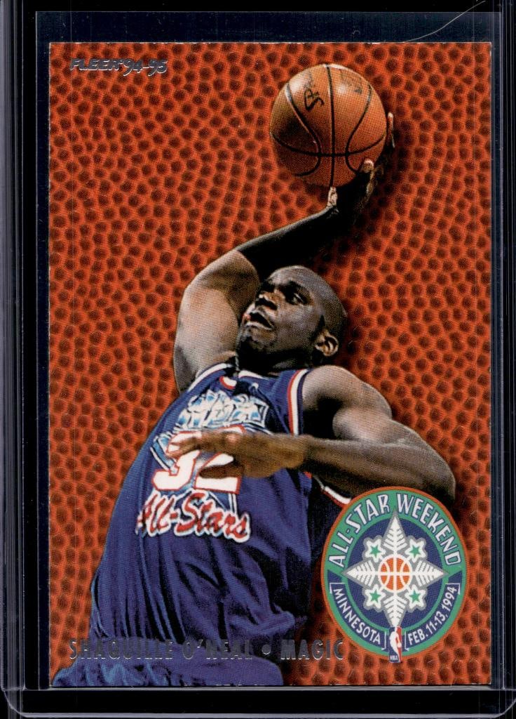 SHAQUILLE O'NEAL 1994-95 FLEER ALL-STAR INSERT: NEAR MINT OR BETTER CONDITION