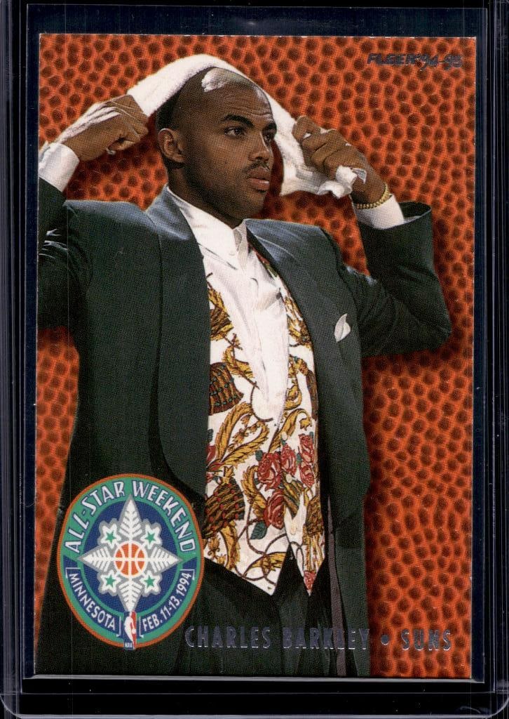 CHARLES BARKLEY 1994-95 FLEER ALL-STAR INSERT: NEAR MINT OR BETTER CONDITION