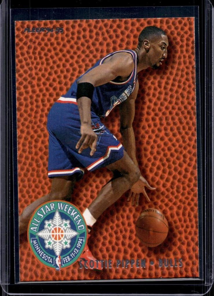 SCOTTIE PIPPEN 1994-95 FLEER ALL-STAR INSERT: NEAR MINT OR BETTER CONDITION