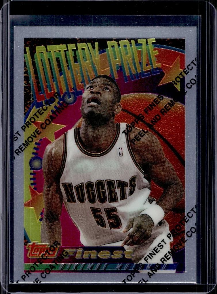 DIKEMBE MUTOMBO 1994-95 FINEST LOTTERY PRIZE INSERT: NEAR MINT OR BETTER CONDITION