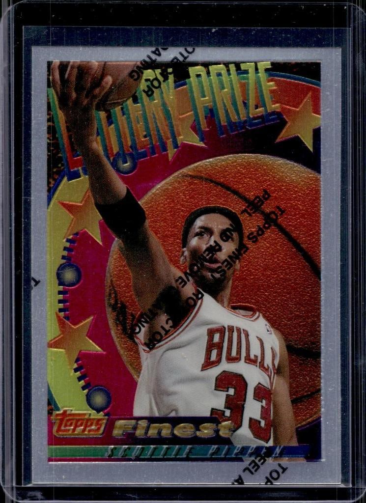 SCOTTIE PIPPEN 1994-95 FINEST LOTTERY PRIZE INSERT: NEAR MINT OR BETTER CONDITION