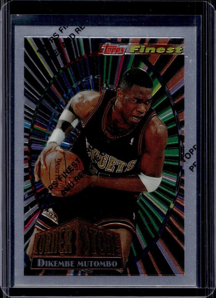 DIKEMBE MUTOMBO 1994-95 FINEST CORNERSTONE INSERT: NEAR MINT OR BETTER CONDITION