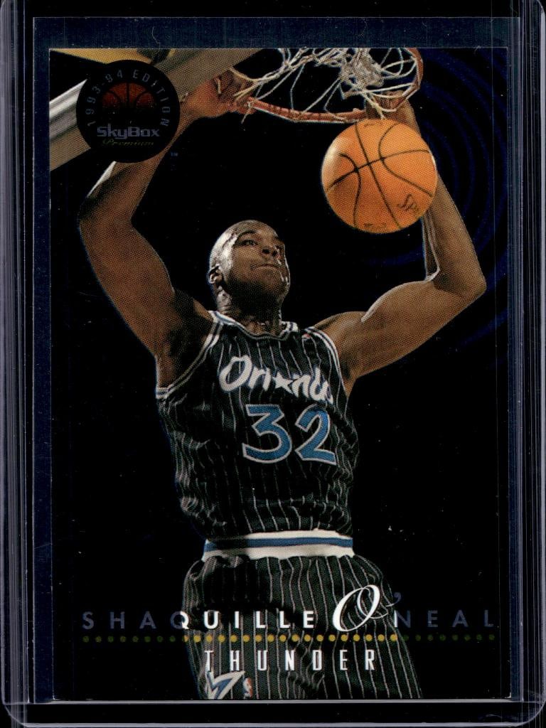 SHAQUILLE O'NEAL & HARDAWAY 1993-94 SKYBOX PREMIUM THUNDER & LIGHTNING INSERT: NEAR MINT OR BETTER CONDITION