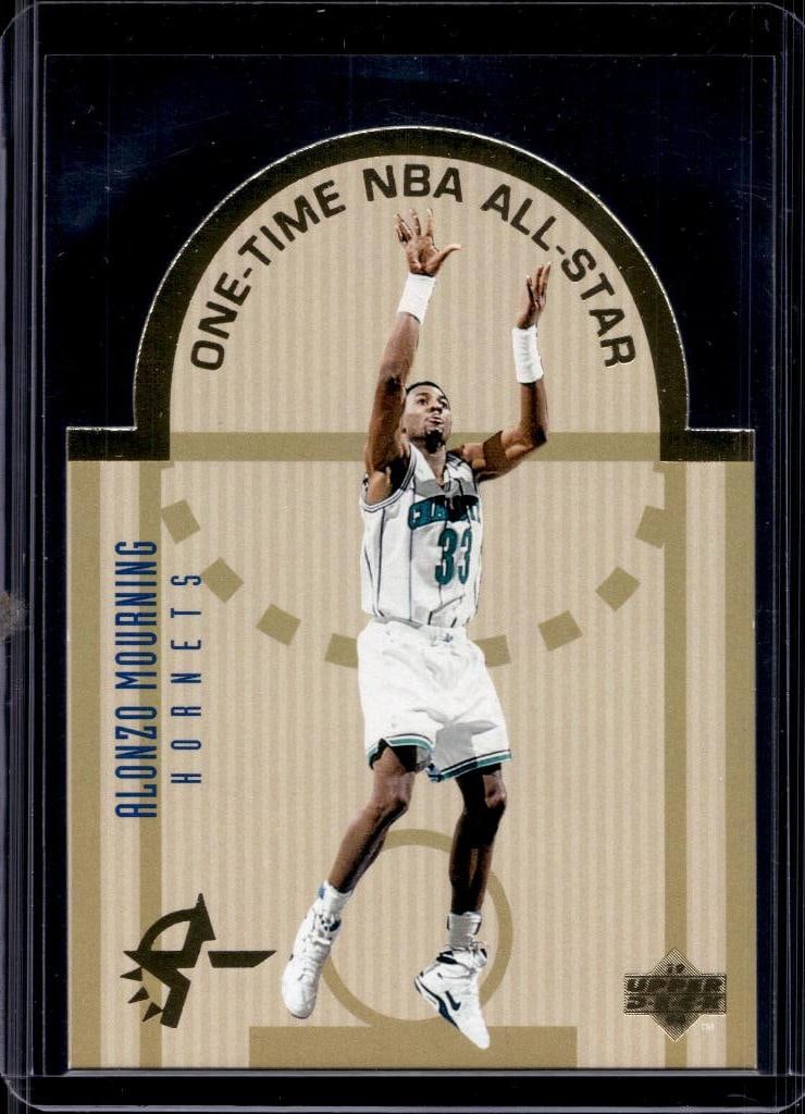 ALONZO MOURNING 1993-94 UPPER DECK ALL-STARS DIE CUT INSERT: NEAR MINT OR BETTER CONDITION
