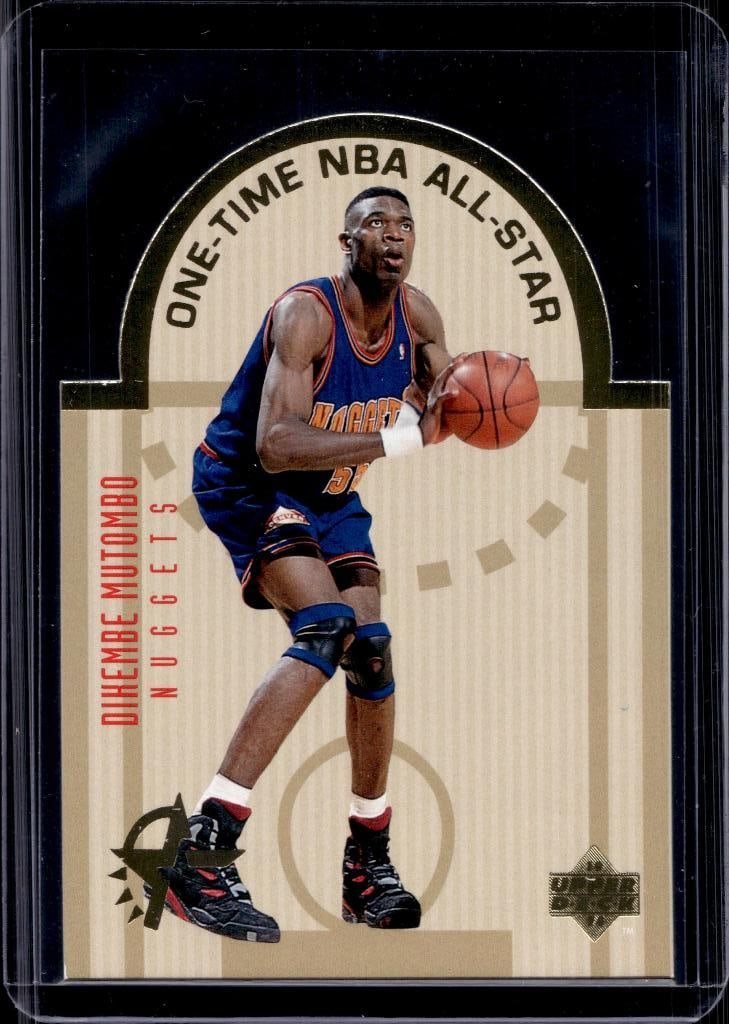 DIKEMBE MUTOMBO 1993-94 UPPER DECK ALL-STARS DIE CUT INSERT: NEAR MINT OR BETTER CONDITION