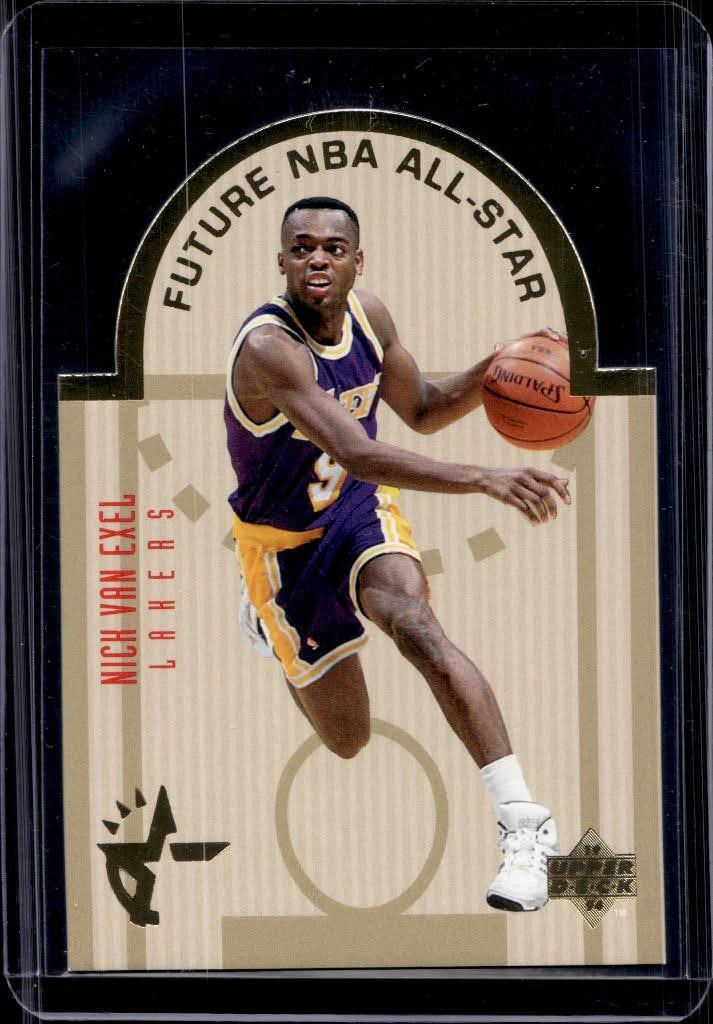NICK VAN EXEL 1993-94 UPPER DECK ALL-STARS DIE CUT INSERT ROOKIE CARD: NEAR MINT OR BETTER CONDITION