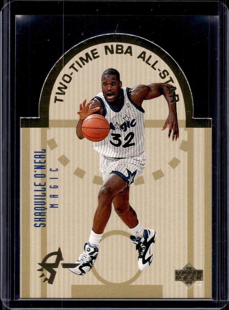 SHAQUILLE O'NEAL 1993-94 UPPER DECK ALL-STARS DIE CUT INSERT: NEAR MINT OR BETTER CONDITION
