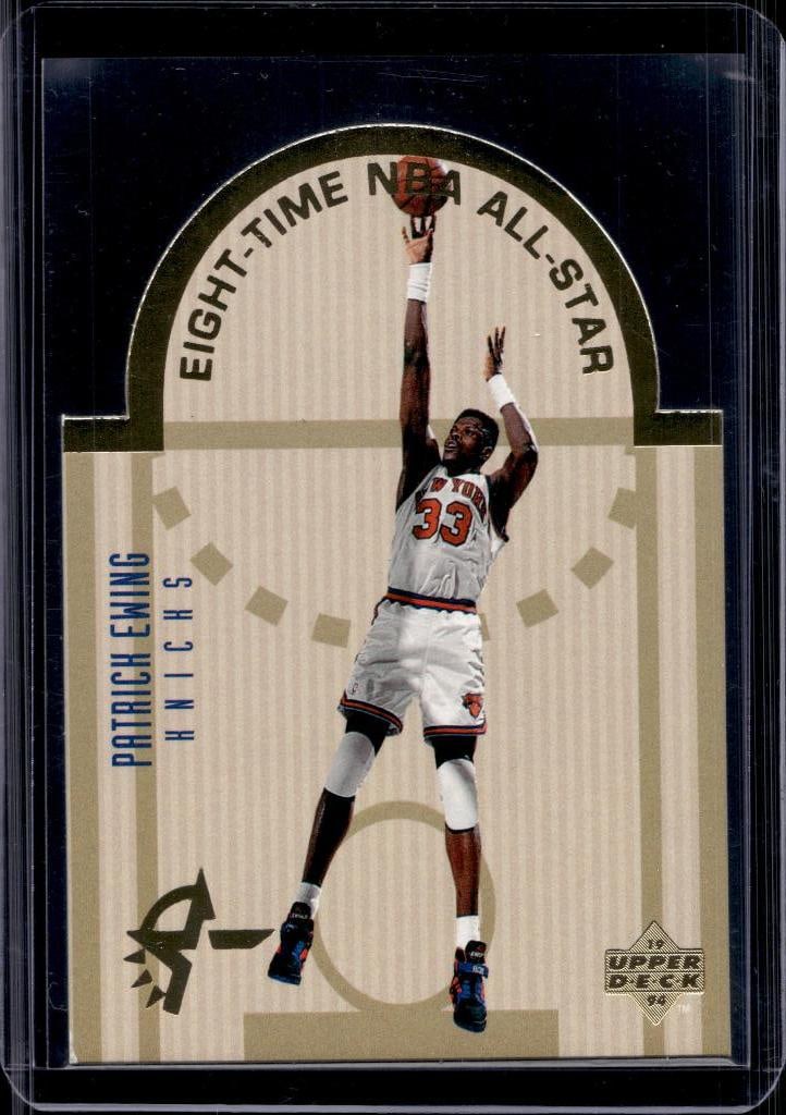 PATRICK EWING 1993-94 UPPER DECK ALL-STARS DIE CUT INSERT: NEAR MINT OR BETTER CONDITION