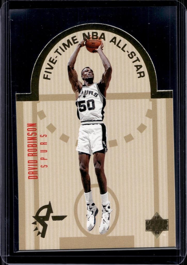 DAVID ROBINSON 1993-94 UPPER DECK ALL-STARS DIE CUT INSERT: NEAR MINT OR BETTER CONDITION