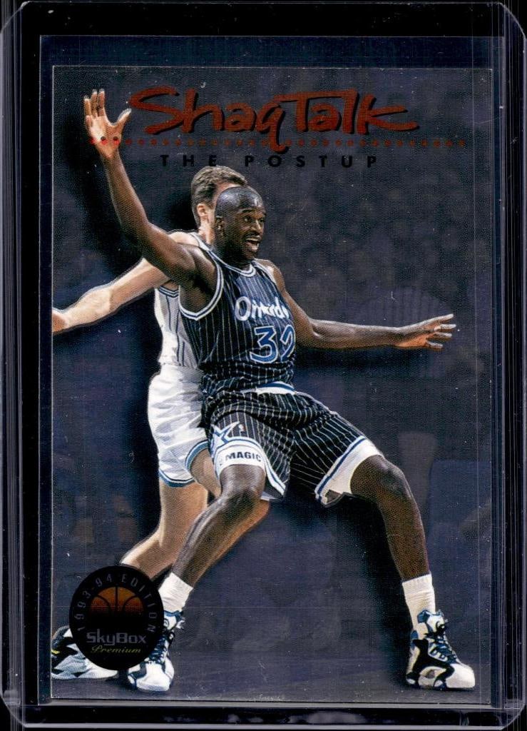 SHAQUILLE O'NEAL 1993-94 SKYBOX PREMIUM SHAQ TALK INSERT THE POSTUP (1 of 1)