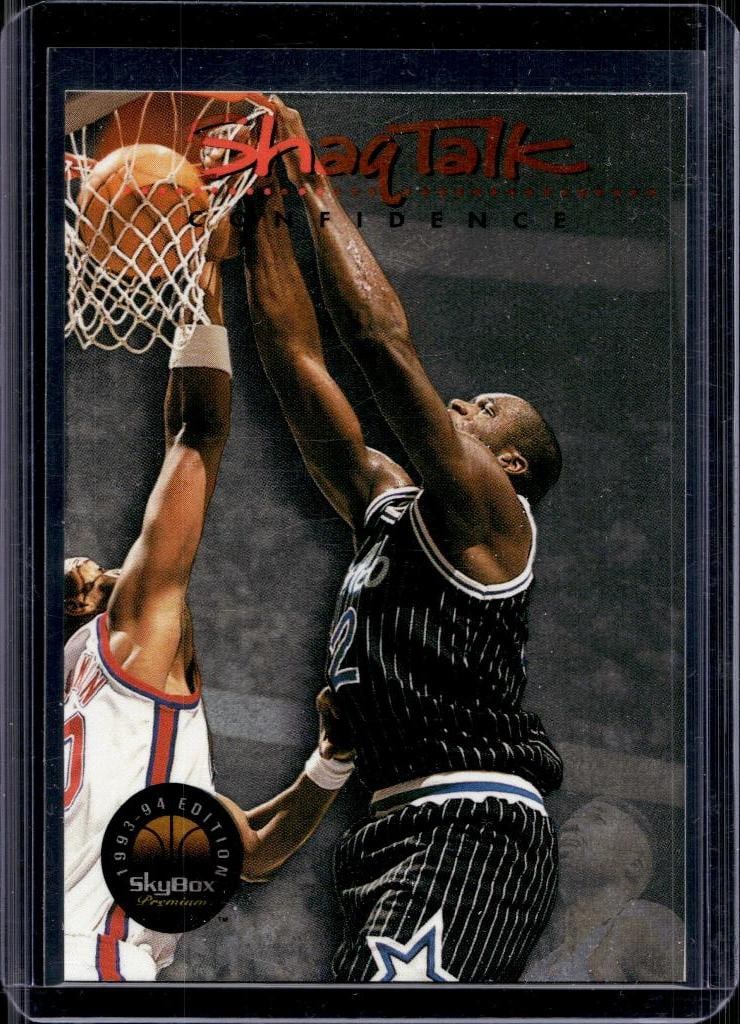 SHAQUILLE O'NEAL 1993-94 SKYBOX PREMIUM SHAQ TALK INSERT CONFIDENCE: NEAR MINT OR BETTER CONDITION