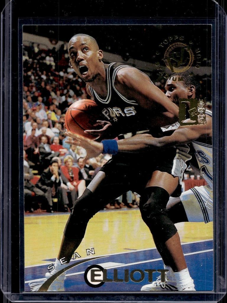SEAN ELLIOTT 1993-94 STADIUM CLUB 1ST DAY ISSUE INSERT SP (1 of 1)