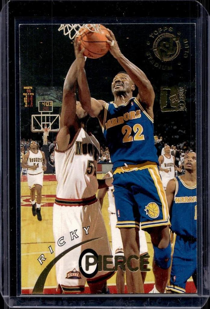 RICKY PIERCE 1993-94 STADIUM CLUB 1ST DAY ISSUE INSERT SP (1 of 1)