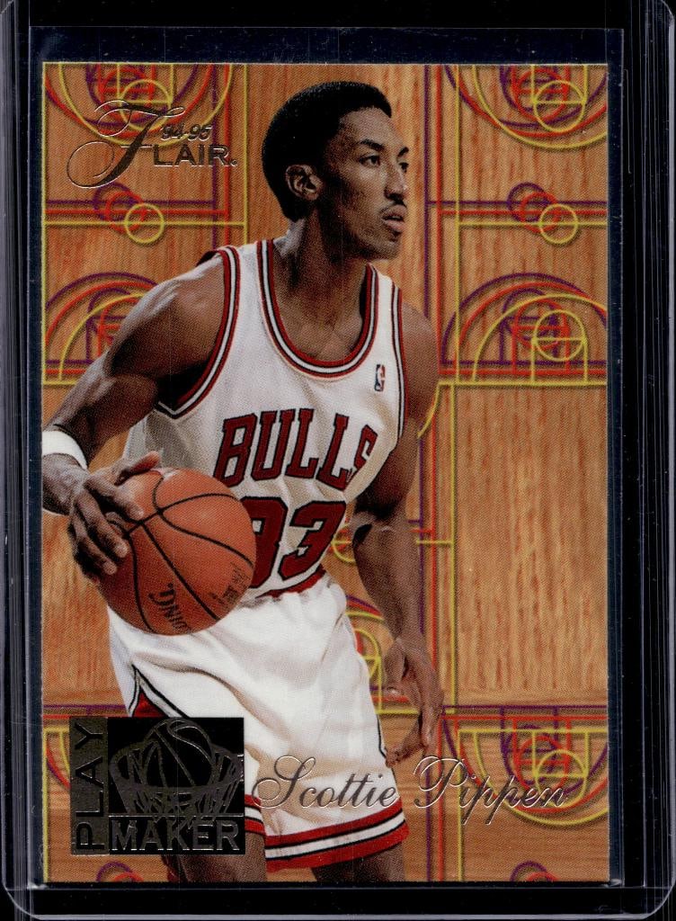 SCOTTIE PIPPEN 1994-95 FLAIR PLAYMAKER INSERT: NEAR MINT OR BETTER CONDITION