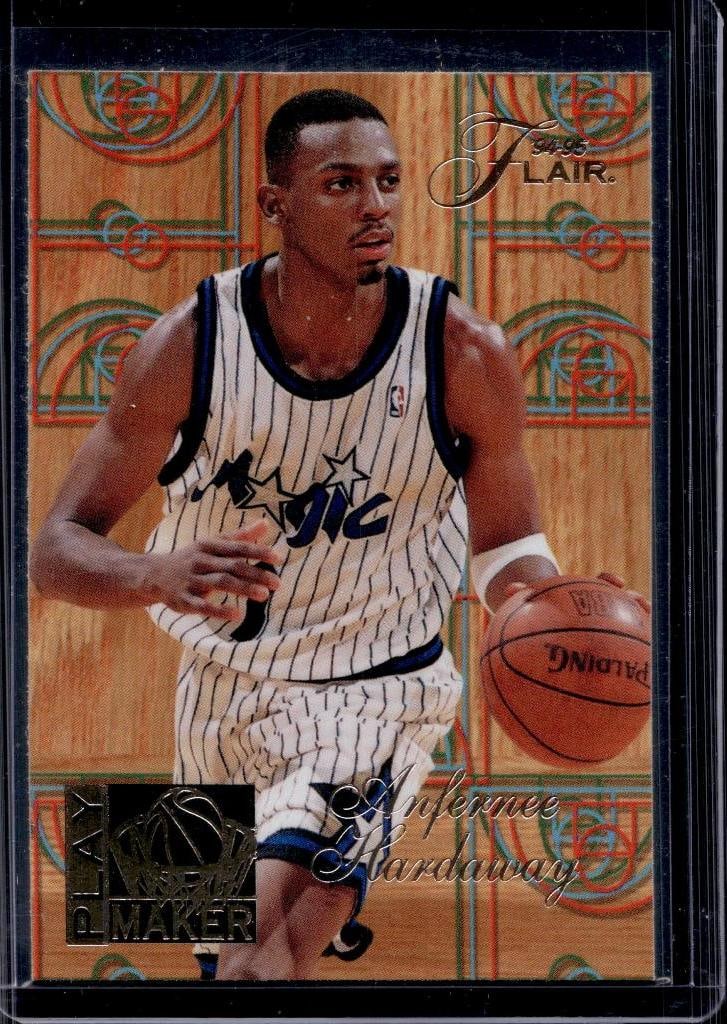 ANFERNEE HARDAWAY 1994-95 FLAIR PLAYMAKER INSERT: NEAR MINT OR BETTER CONDITION