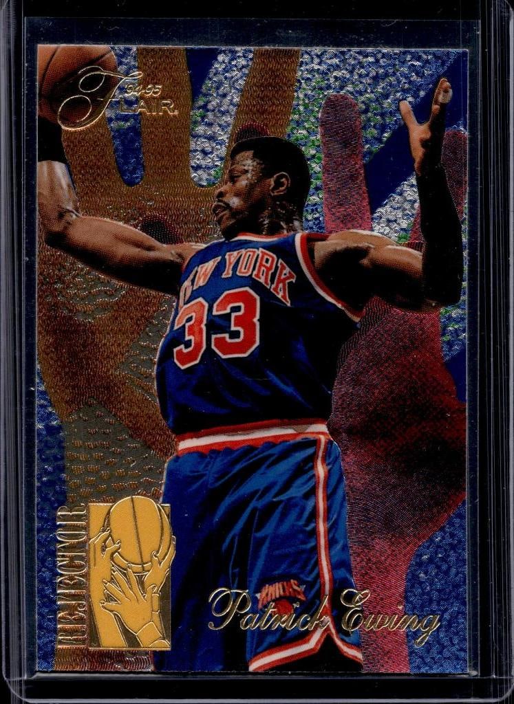 PATRICK EWING 1994-95 FLAIR REJECTOR INSERT: NEAR MINT OR BETTER CONDITION