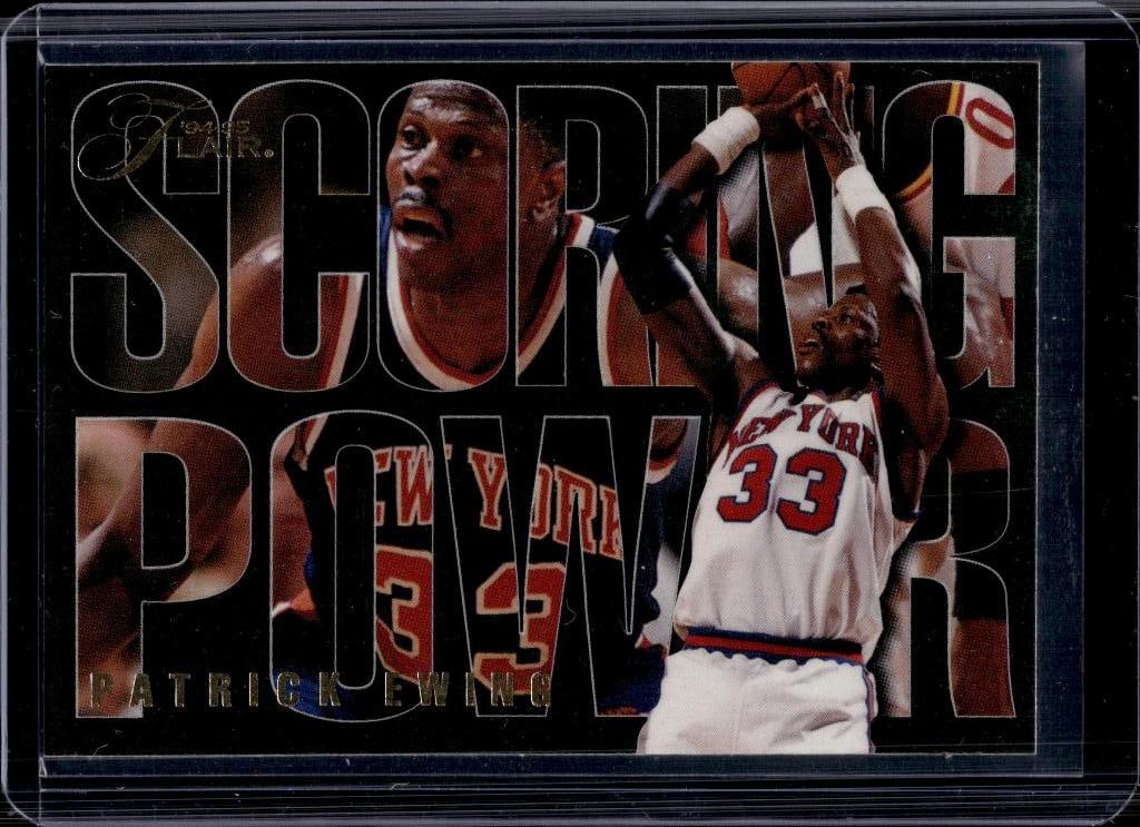 PATRICK EWING 1994-95 SCORING POWER INSERT: NEAR MINT OR BETTER CONDITION