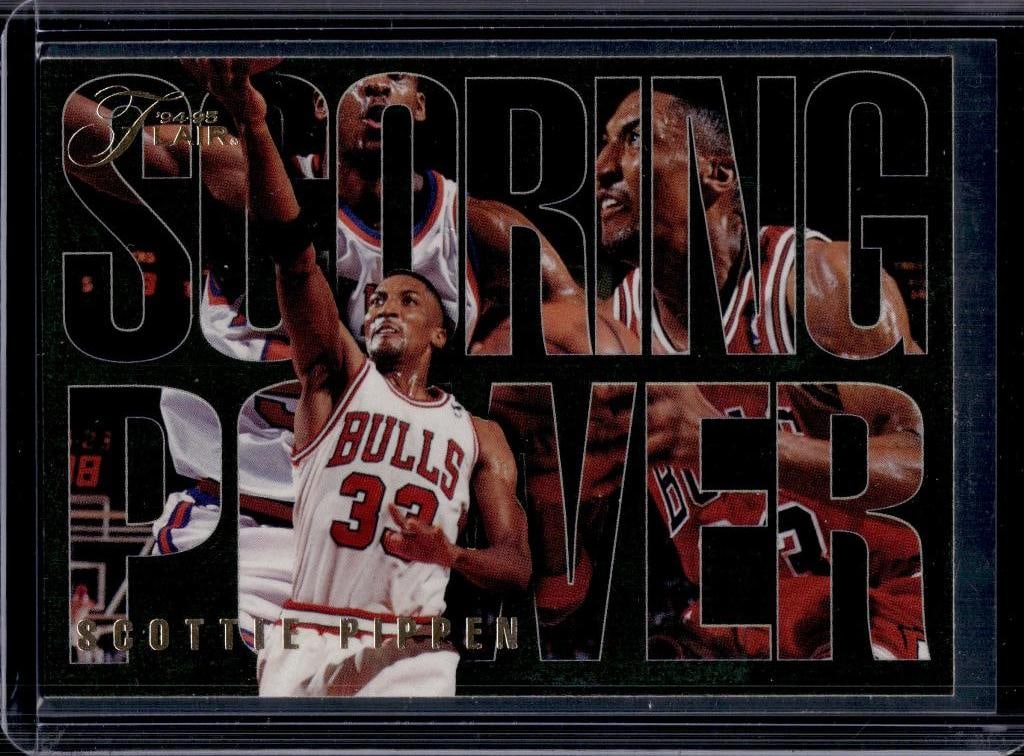 SCOTTIE PIPPEN 1994-95 SCORING POWER INSERT: NEAR MINT OR BETTER CONDITION