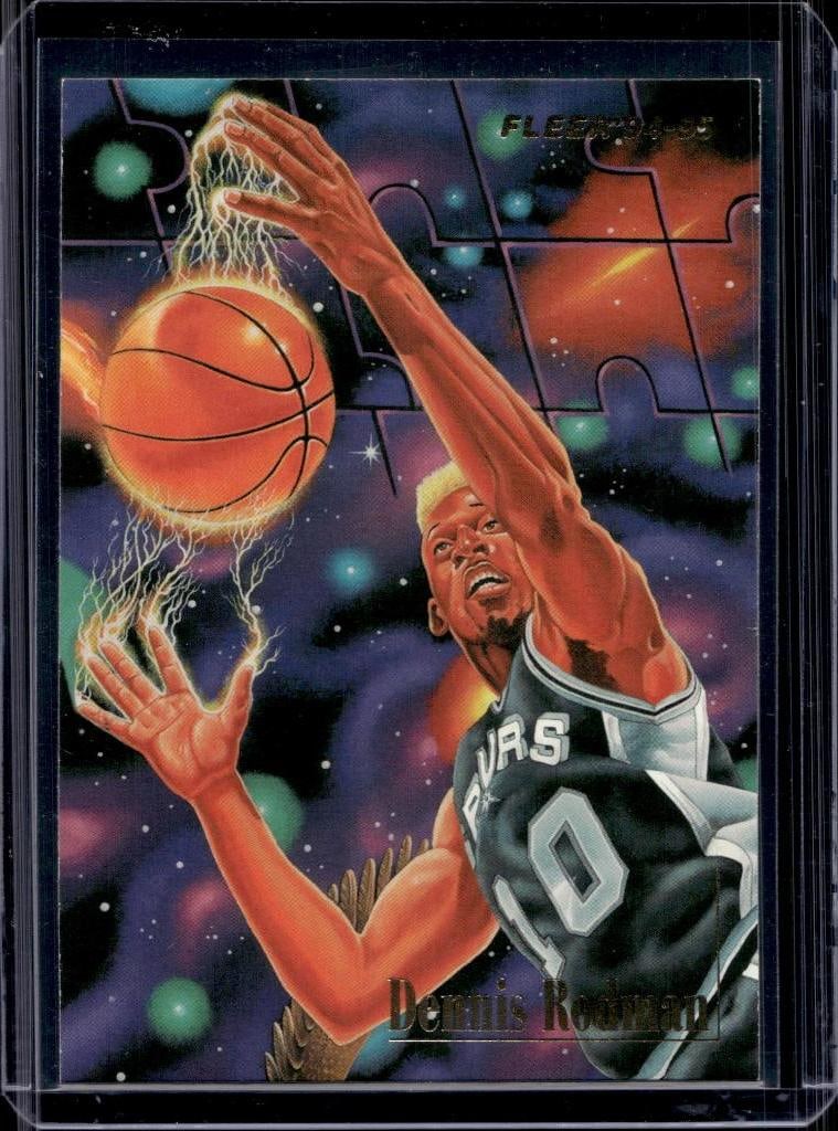DENNIS RODMAN 1994-95 FLEER PRO VISION INSERT: NEAR MINT OR BETTER CONDITION