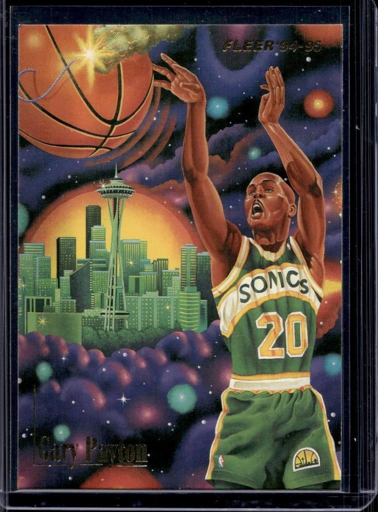 GARY PAYTON 1994-95 FLEER PRO VISION INSERT: NEAR MINT OR BETTER CONDITION