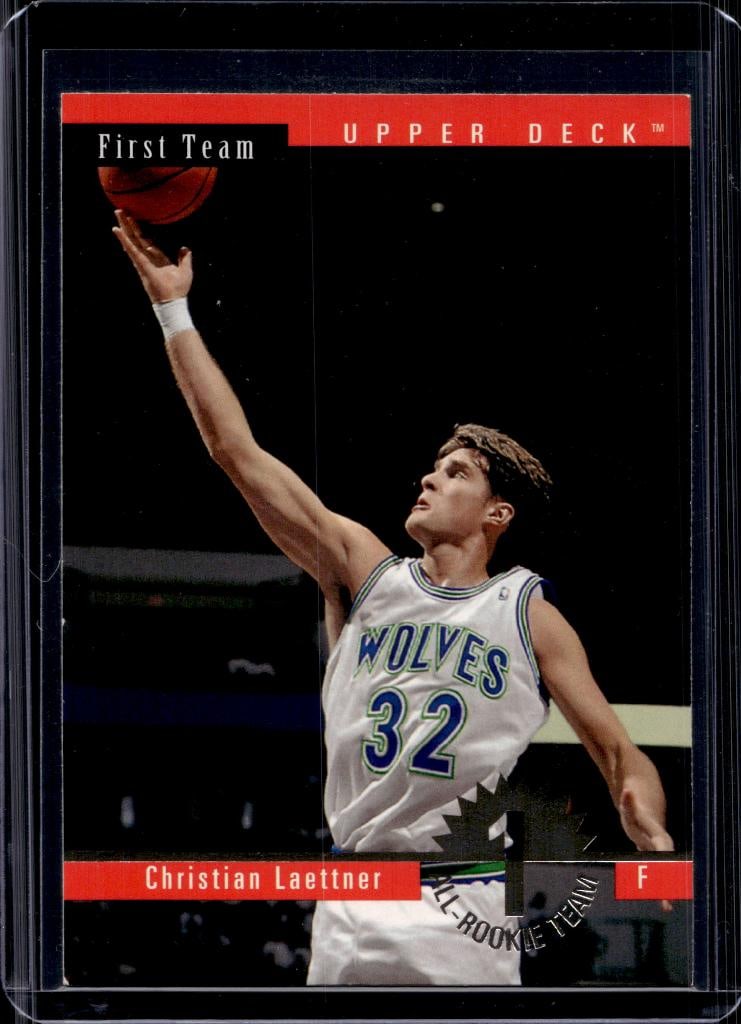 CHRISTIAN LAETTNER 1992-93 UPPER DECK ALL-ROOKIE TEAM ROOKIE CARD: NEAR MINT OR BETTER CONDITION