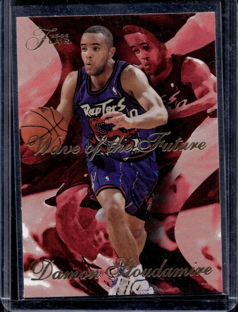 DAMON STOUDAMIRE 1995-96 FLAIR WAVE OF THE FUTURE ROOKIE CARD: NEAR MINT OR BETTER CONDITION