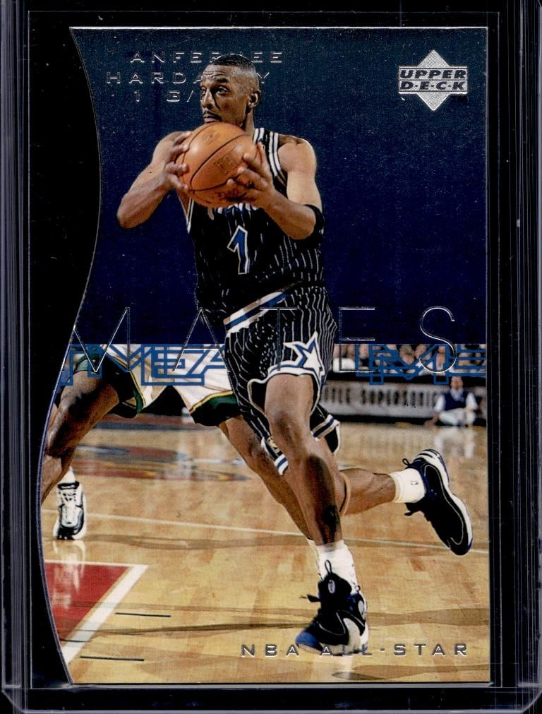 ANFERNEE HARDAWAY 1997-98 UPPER DECK TEAMMATES INSERT: NEAR MINT OR BETTER CONDITION