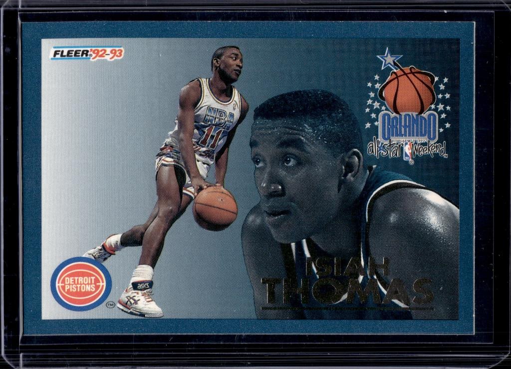 ISIAH THOMAS 1992-93 FLEER ALL-STARS INSERT: NEAR MINT OR BETTER CONDITION