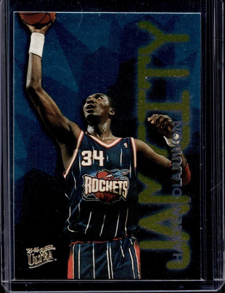 HAKEEM OLAJUWON 1995-96 FLEER ULTRA JAM CITY INSERT: NEAR MINT OR BETTER CONDITION