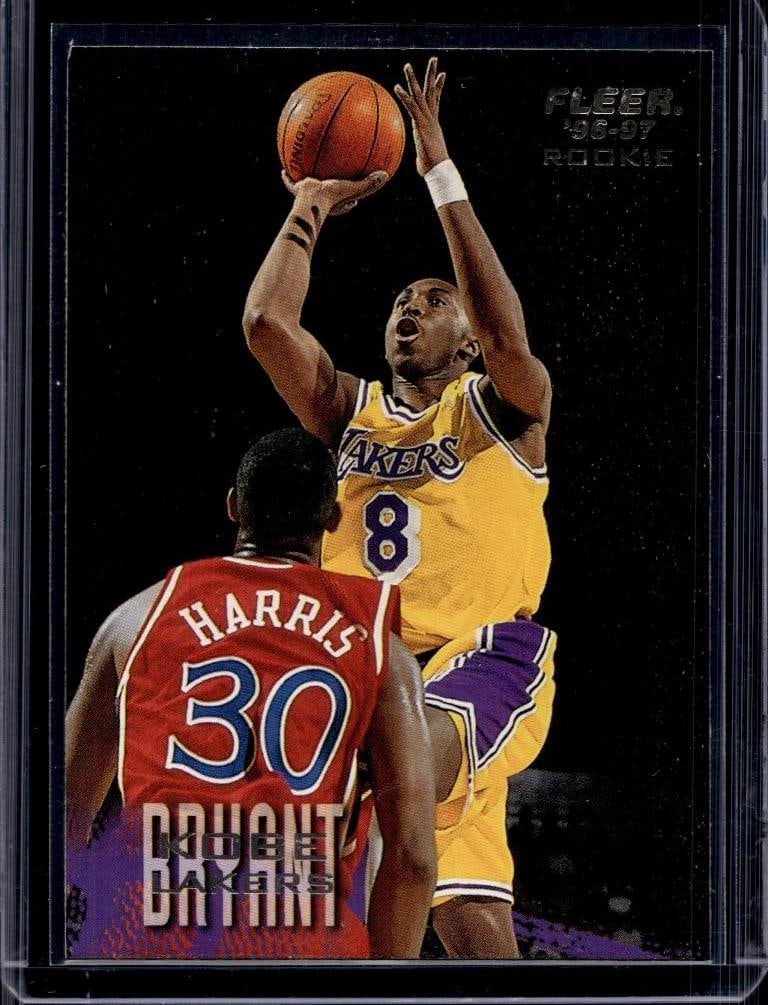 KOBE BRYANT 1996-97 FLEER ROOKIE CARD: NEAR MINT OR BETTER CONDITION