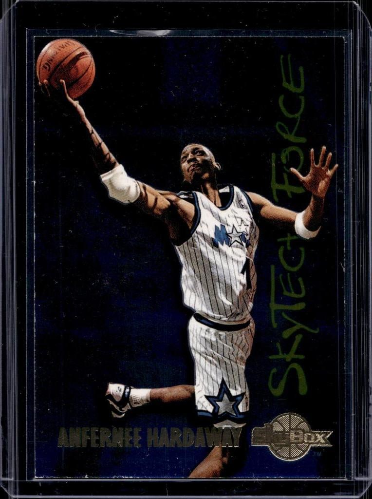 ANFERNEE HARDAWAY 1995-96 SKYBOX PREMIUM SKYTECH FORCE INSERT: NEAR MINT OR BETTER CONDITION