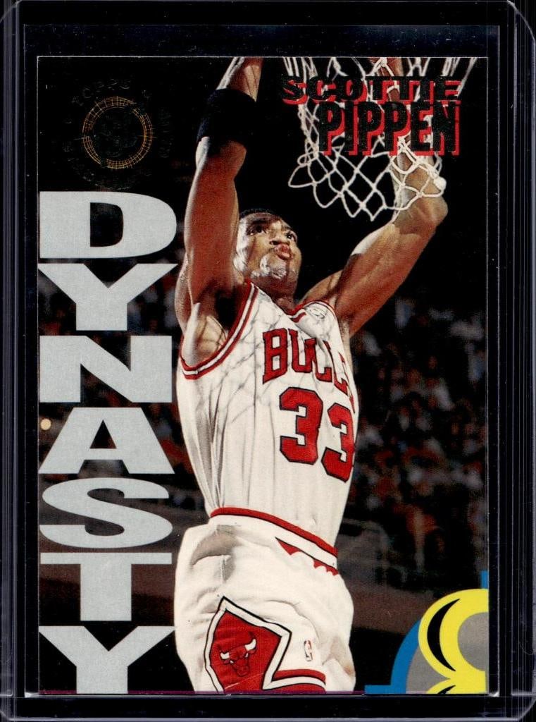 SCOTTIE PIPPEN 1994-95 STADIUM CLB DYNASTY INSERT: NEAR MINT OR BETTER CONDITION
