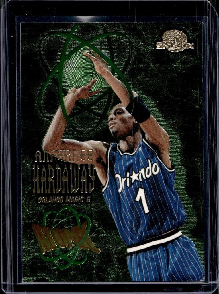 ANFERNEE HARDAWAY 1995-96 SKYBOX PREMIUM ATOMIC INSERT: NEAR MINT OR BETTER CONDITION