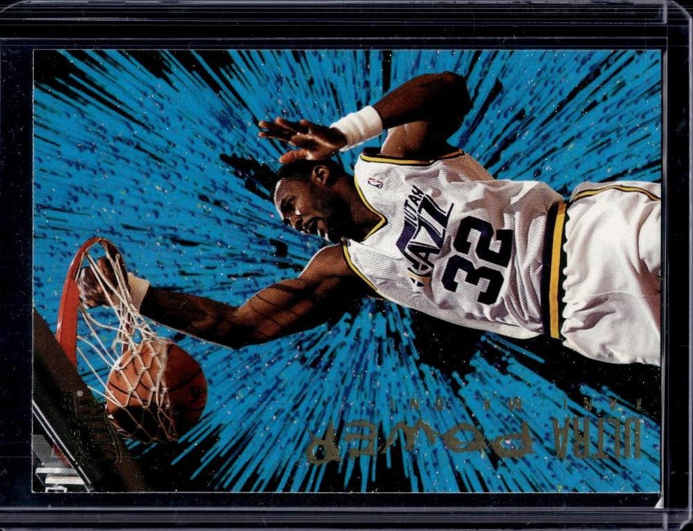 KARL MALONE 1994-95 FLEER ULTRA POWER INSERT: NEAR MINT OR BETTER CONDITION