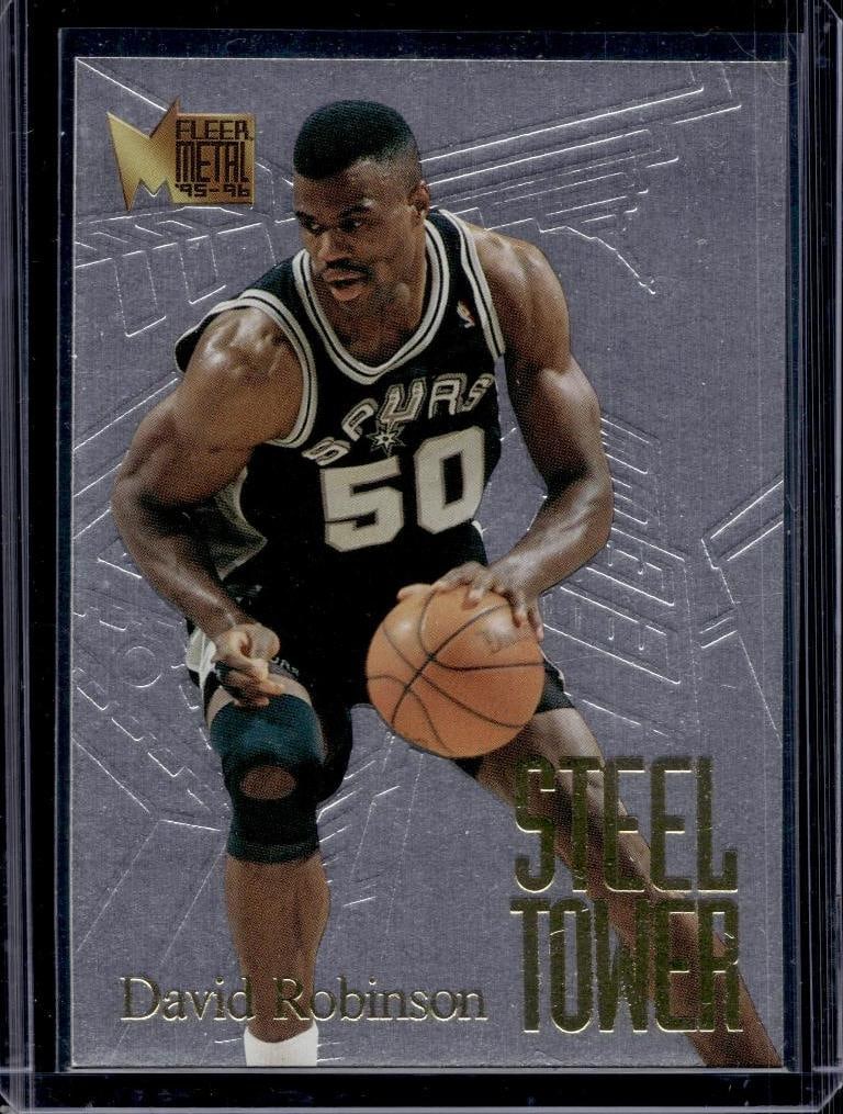 DAVID ROBINSON 1995-96 FLEER METAL STEEL TOWER INSERT: NEAR MINT OR BETTER CONDITION