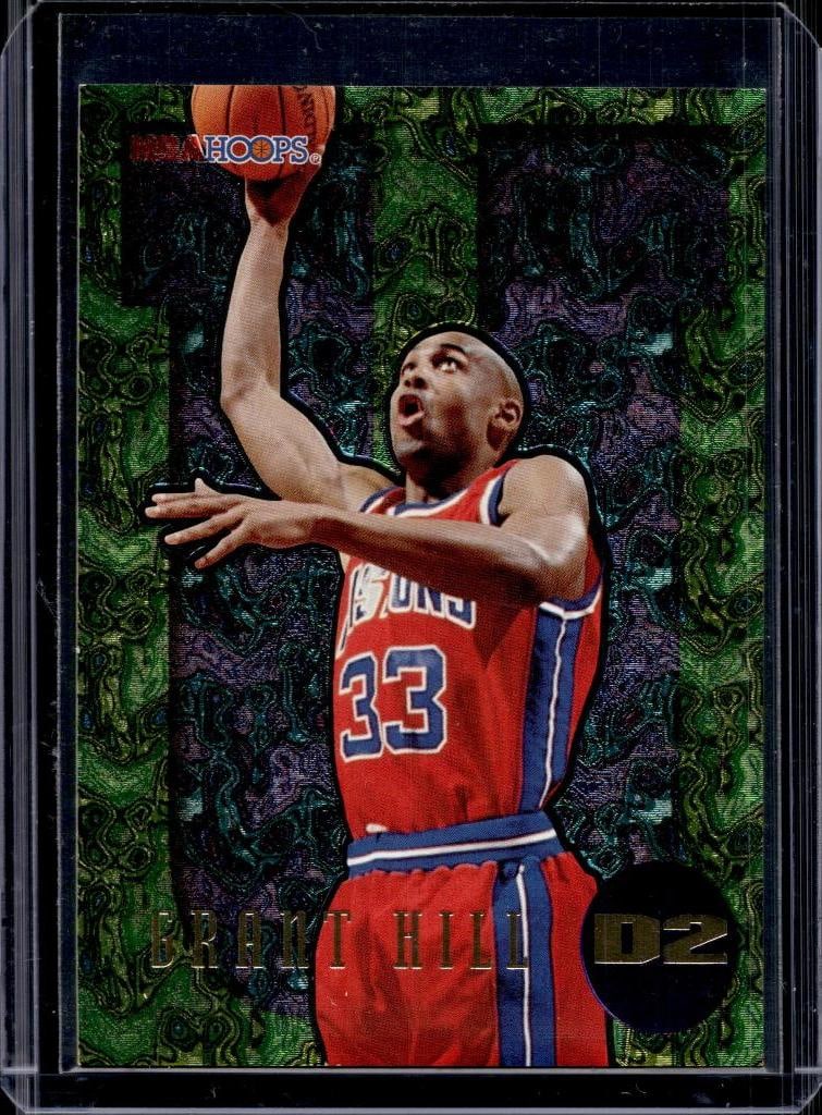 GRANT HILL 1995-96 HOOPS DUNK INSERT