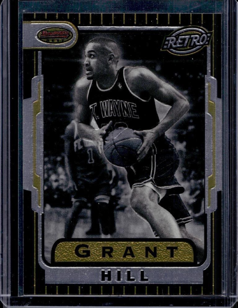 GRANT HILL 1996-97 BOWMAN'S BEST RETRO INSERT: NEAR MINT OR BETTER CONDITION